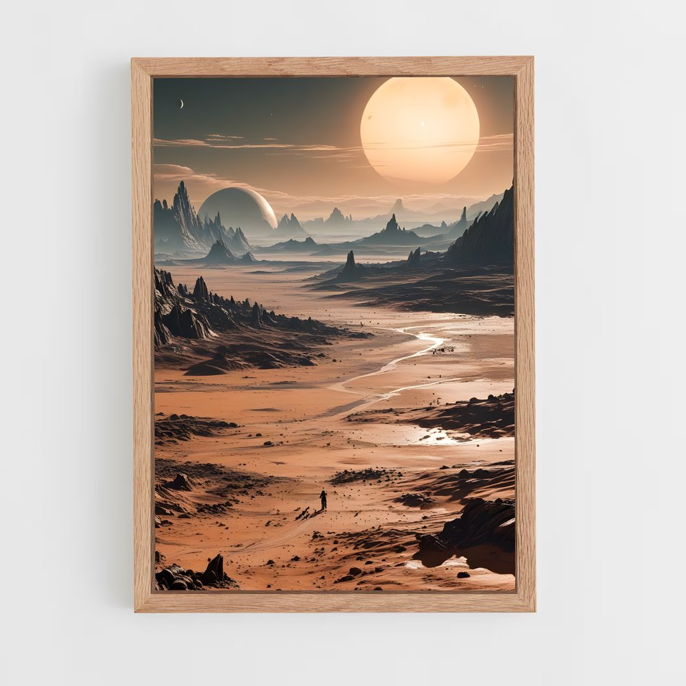Poster Paysage Martien (vue 4)
